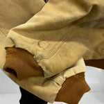 【曜日割引対象外】 カーハート Carhartt DUCK ACTIVE JACKET MADE IN USA パーカー ジャケット ベージュ Lサイズ 201MT-3874 VB