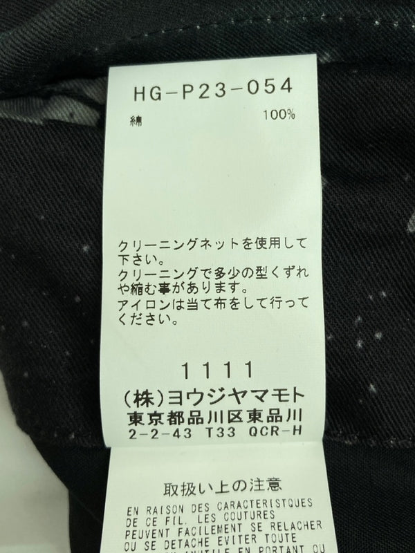 ヨウジヤマモト Yohji Yamamoto BLACK Scandal 22SS 女囚さそり701号 さそり WAIST STRING PANTS ワイド パンツ 梶芽衣子 東映 総柄 HG-P23-054 ボトムスその他 マルチカラー サイズ 1 104MB-335