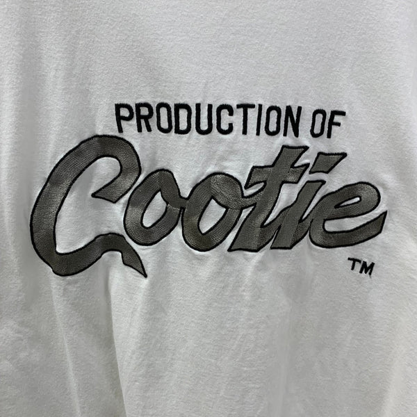 クーティープロダクションズ COOTIE PRODUCTIONS ロンT ホワイト Mサイズ 201MT-4388