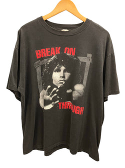 バンドアイテム BAND-ITEM 90s WINTERLAND THE DOORS ドアーズ Break On Through 両面 半袖 袖裾シングルステッチ ©1993 XL Tシャツ プリント ブラック LLサイズ 101MT-2370