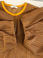 クラネ CLANE STRIPE LACE LAYERED ONE PIECE ストライプレースレイヤードワンピース レーストップス キャミソールワンピース 12112-5442 ワンピース ブラウン サイズ0 101LT-186