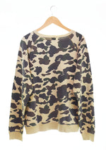ア ベイシング エイプ A BATHING APE 90s 90's 初期タグ 1st CAMO スウェット ラグラン 猿迷彩 裏原 90年代 ヴィンテージ スウェット マルチカラー Mサイズ 103MT-2576