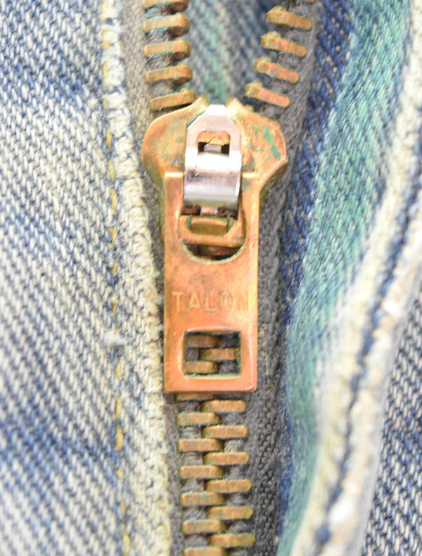 リー Lee 60s Vintage 101Z サイド黒タグ セミオートタロン ボタン裏7 脇割 60's ヴィンテージ デニム ブルー 40 103MB-465