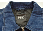 エフティーシー  FTC  DENIM WORK JACKET デニムワークジャケット 青 FTC024SPJ03 ジャケット ロゴ ブルー Lサイズ 103MT-462