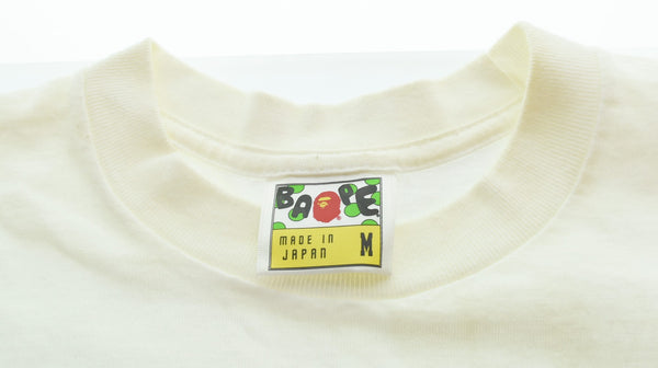 アベイシングエイプ A BATHING APE  Teriyaki boys logo BAPE テリヤキボーイズ Tシャツ  Tシャツ ホワイト Mサイズ 103MT-3155