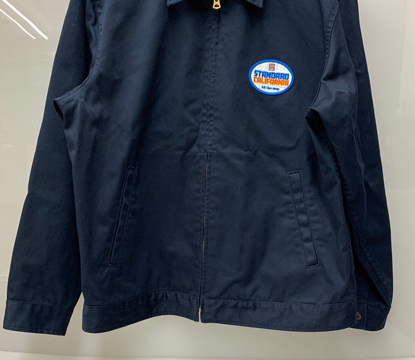 スタンダードカリフォルニア STANDARD CALIFORNIA 22SS SD Oval Logo Patch Work Jacket オーバル ロゴ パッチワーク ジャケット ジャケット ネイビー Lサイズ 201MT-3049