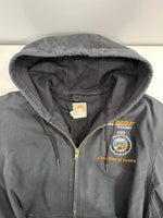 カーハート Carhartt 90s 90's MEXICO ダック アクティブジャケット ブラック フェード 裏地サーマル 黒 J131 BLK XL ジャケット ブラック 101MT-5428