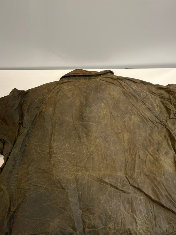 バブアー BARBOUR 90's 90年代 3ワラント BEAUFORT ビューフォート ワックス コットン オイルドジャケット ハーフコート VINTAGE ヴィンテージ A150 C42 ジャケット カーキ 101MT-5344