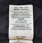 アークテリクス ARC'TERYX アトムLT フーディー Atom Lt Hoody ジャケット 黒 14660-90492-03 ジャケット ブラック SSサイズ 103LT-143