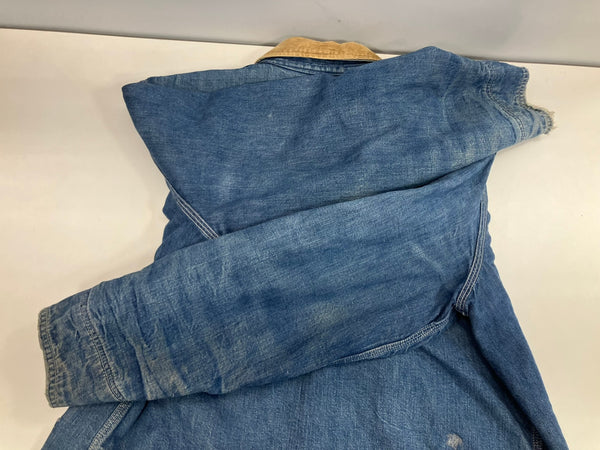 リー Lee 70's 70年代 81-LJ デニムカバーオール ブランケットライナー ヴィンテージ vintage アメリカ製 MADE IN USA ジャケット ブルー 101MT-4490