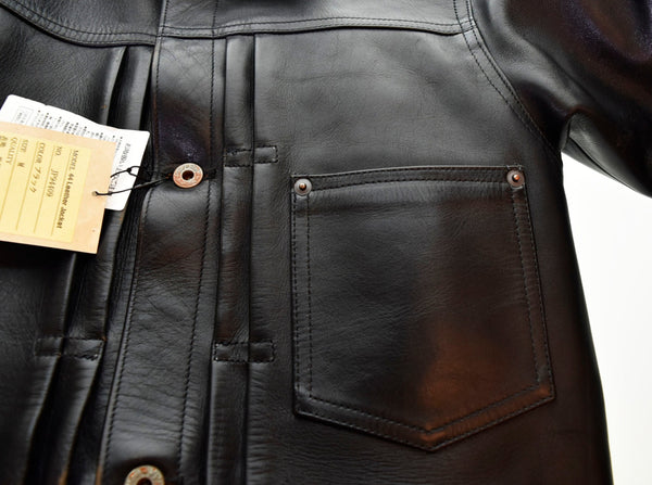 ジェラード JELADO Horsehide Jacket 44 Leather Jacket ホースハイド ジャケット 44 レザージャケット  JP94409 ジャケット ブラック Mサイズ 103MT-813