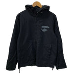 アベイシングエイプ A BATHING APE フルジップ ナイロン ジャケット ブラック XLサイズ 201MT-4848