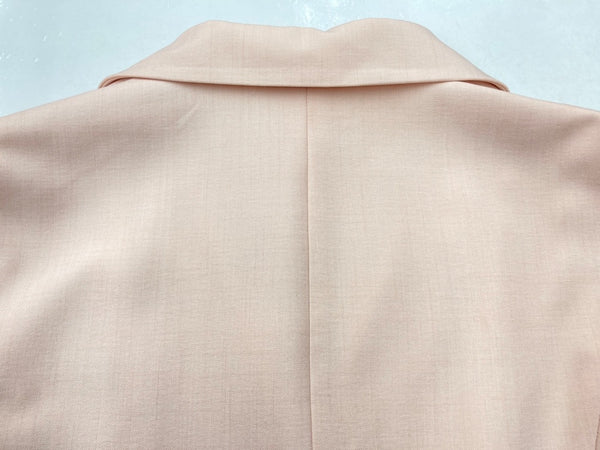 セルフォード CELFORD 袖スリット リネンライクジャケット ダブル テーラード ゴールドボタン フォーマル オフィスカジュアル PINK CWFJ231051 ジャケット 無地 ピンク SIZE36 104LT-129