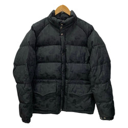 アベイシングエイプ A BATHING APE ダウン ジャケット ブラック Lサイズ 201MT-4849