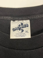 バンド band 90's 90年代 CRONIES Black Sabbath REUNION TOUR 1999 ブラックサバス ツアーT VINTAGE ヴィンテージ XL Tシャツ ブラック LLサイズ 101MT-4923