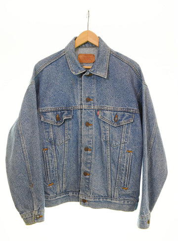 リーバイス Levi's HARD ROCK CAFE  90s デニムジャケット トラッカー ジャケット Gジャン 青 70507-4890 ジャケット ブルー Mサイズ 103MT-2323