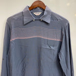 【曜日割引対象外】 ヴィンテージ vintage 50's Cassino ピーターパンシャツ 長袖シャツ ブルー Mサイズ 201MT-4642 VB