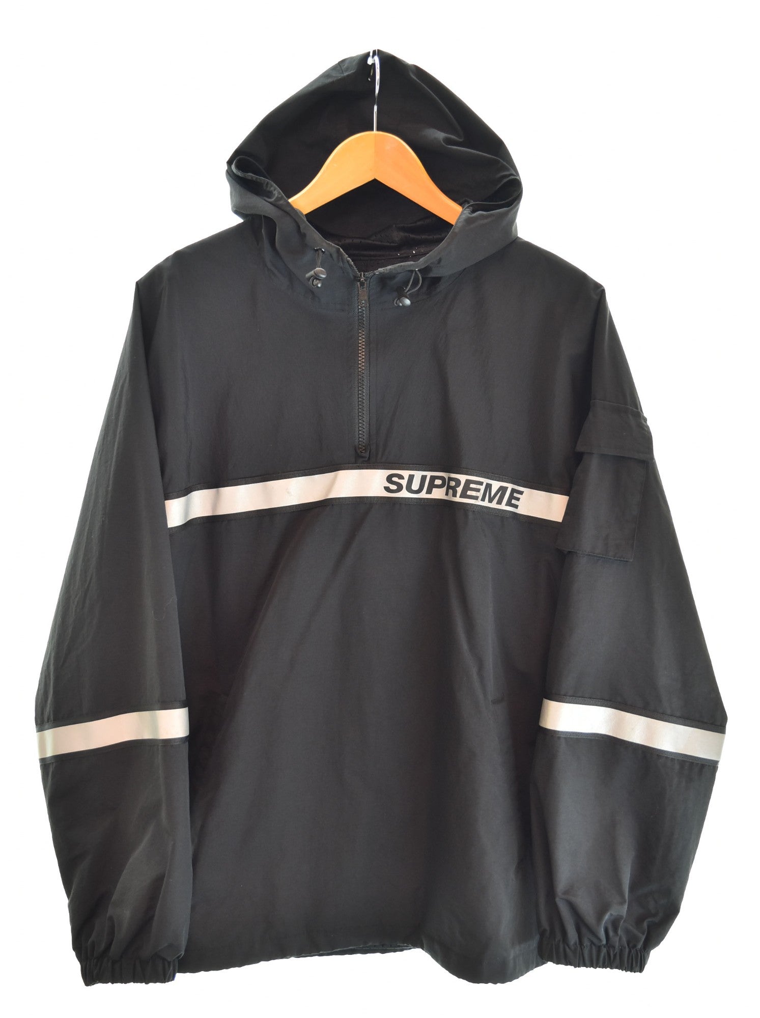 シュプリーム SUPREME 18SS Reflective Taping Hooded Pullover