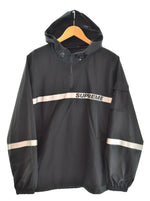 シュプリーム SUPREME 18SS Reflective Taping Hooded Pullover リフレクティブ テーピング フーデッド プルオーバー ジャケット 黒 ジャケット ブラック Mサイズ 103MT-2120