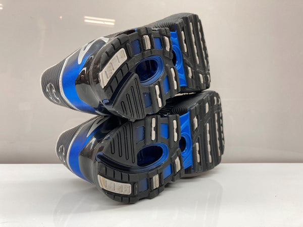 アディダス adidas 24年製 × atmos アトモス PREDATOR MEGARIDE プレデター メガライド サッカー シューズ 青 黒 JQ2579 メンズ靴 スニーカー ブラック 27cm 104S-909