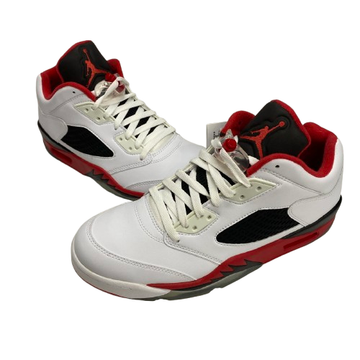 ナイキ NIKE AIR JORDAN 5 RETRO LOW 819171-101 メンズ靴 スニーカー ホワイト 28.0cmサイズ 201-shoes1569