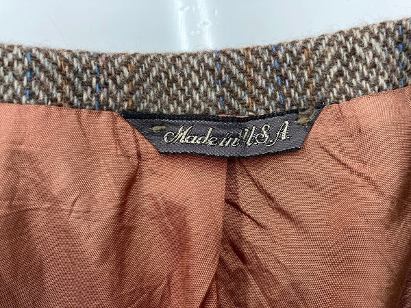 リーバイス Levi's 80s 80年代 テーラードジャケット ウエスタン ヘリンボーン USA製 48 L ジャケット ストライプ ベージュ 104MT-1931