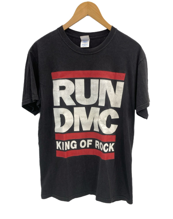 ヴィンテージ vintage 00's 00s Y2K RUN DMC KING OF ROCK ラン・ディーエムシー ヒップホップ ラップT RAP-Tee Tシャツ ブラック Mサイズ 101MT-3520