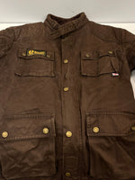 ベルスタッフ BELSTAFF パテッドジャケット TRIALMASTER LEGEND 2007 4ポケット コットンキャンバス made in ENGLAND イングランド製 XXL ジャケット ブラウン 101MT-5367