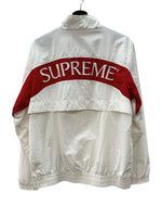 シュプリーム SUPREME 17AW Arc Track Jacket アーチ ロゴ トラック ジャケット ジップアップ ナイロン ジャケット 白 ジャケット ロゴ ホワイト Mサイズ 104MT-2319