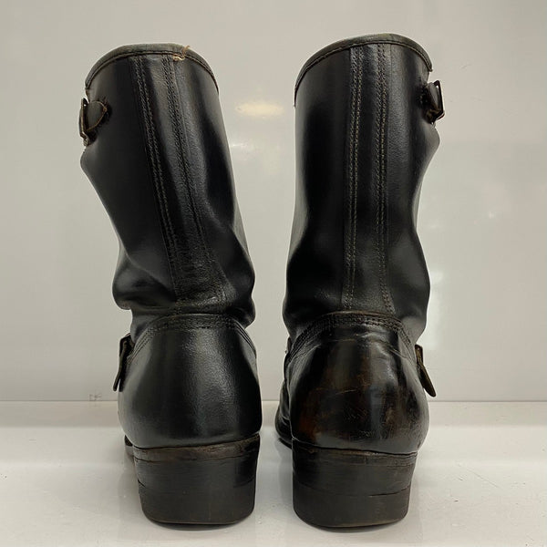 【曜日割引対象外】 ヴィンテージ vintage 40's 50's US.ARMY エンジニアブーツ メンズ靴 ブーツ エンジニア ブラック 201-shoes1376 VB