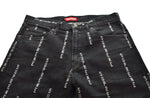シュプリーム Supreme 20AW Logo Stripe Jacquard ロゴ ストライプ ジャガード デニム デニム ブラック 32 103MB-431