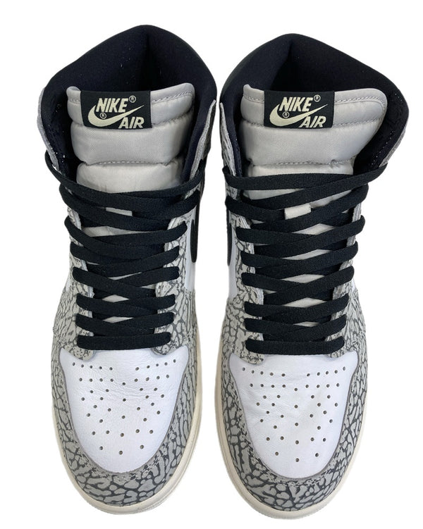 ジョーダン JORDAN Nike Air Jordan 1 High OG White Cement ナイキ エアジョーダン1 ハイ OG ホワイトセメント/サファリ DZ5485-052 メンズ靴 スニーカー ホワイト 27.5cm 101sh-1854