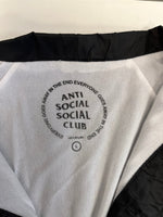 アンチソーシャルソーシャルクラブ ANTI SOCIAL SOCIAL CLUB ロゴプリント コーチジャケット ナイロンジャケット 黒 ジャケット ブラック Lサイズ 101MT-4211