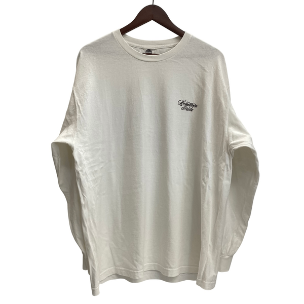 東京インディアンズ TOKYO INDIANS Motorcycle Club L/S Tee ロンT ホワイト XLサイズ 201MT-4405