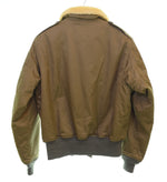 バズリクソンズ BUZZ RICKSON'S type B-10 Flight Jacket フライト L.S.L. GARMENT CO. NATURAL MOUTON COLLAR  BR14388 42 ジャケット カーキ 103MT-3375
