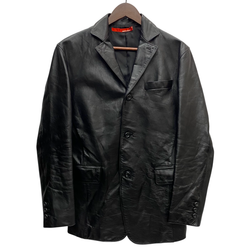 【曜日割引対象外】 ワイツーレザー Y'2 LEATHER AMPLIFIER ホースレザー テーラードジャケット ジャケット ブラック 36サイズ 201MT-4538 VB