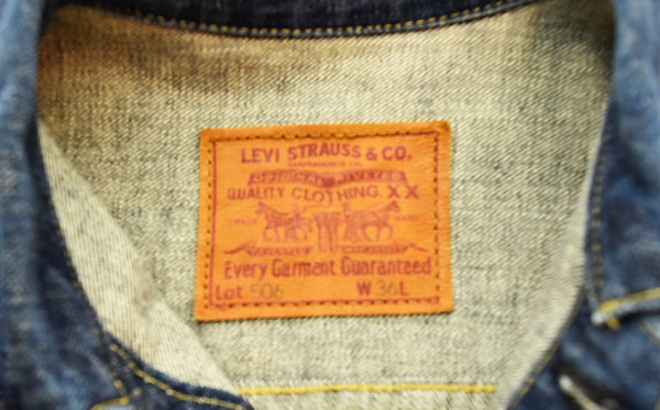 リーバイス Levi's 日本製 復刻1stモデル ビッグE デニムジャケット 青 506XX 36 ジャケット ブルー 103MT-1571