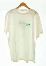 パタゴニア PATAGONIA 90s 90年代 USA製 BENEFICIAL サーフボード OCEAN PACIFIC ロゴ プリント 半袖Tシャツ 白 Tシャツ ホワイト Lサイズ 103MT-1917