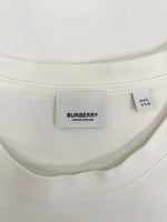 バーバリー Burberry HESFORD 半袖カットソー ロゴ 白 8022308 XXL Tシャツ ホワイト 3Lサイズ 101MT-4116