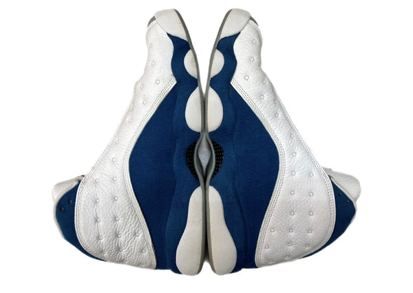 ナイキ NIKE 22年製 AIR JORDAN 13 RETRO FRENCH BLUE エア ジョーダン レトロ フレンチ ブルー AJ13 バスケ シューズ 白 青 414571-164 メンズ靴 スニーカー ホワイト 27.5cm 104S-988