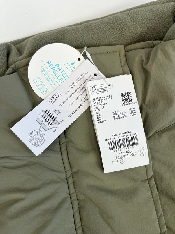 ローリーズファーム LOWRYS FARM モンスターショートコート 中綿ジャケット ナイロンジャケット LF724045 ジャケット カーキ フリーサイズ FREEサイズ 101LT-188