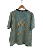 ステューシー STUSSY 80s 80's 初期 黒タグ OLD STUSSY ジャガード ボーダー ポケットTシャツ USA製 オールド VINTAGE ヴィンテージ 裏原 Tシャツ マルチカラー Lサイズ 101MT-5053