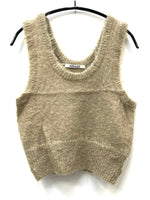 オーラリー AURALEE BRUSHED SUPER KID MOHAIR KNIT TANK A24AT06KM ベスト ベージュ 1 601LT-22