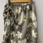 カネコイサオ kaneko isao ワンダフルワールド 花束 バラ柄 ロングスカート スカート グレー 201LB-105