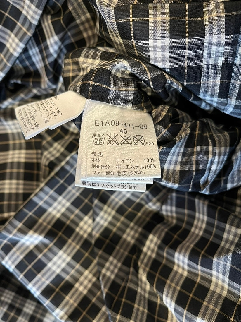 バーバリー Burberry BLUELABEL ブルーレーベル ダウンコート フード