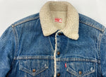 リーバイス Levi's 70s 70年代 ボアジャケット デニム Gジャン トラッカージャケット ボタン裏52 青 紺 サイズ 36 ジャケット 無地 ネイビー 104MT-1990