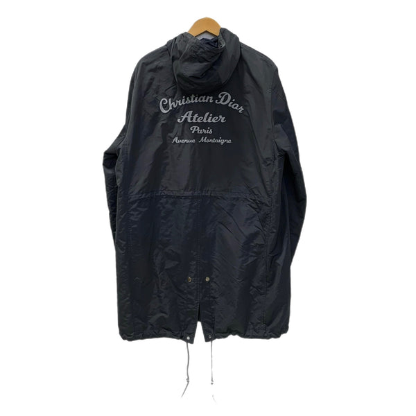 ディオール・オム DIOR HOMME 22SS バックロゴ フーデッドパーカ  コート グレー 46サイズ 201MT-3445