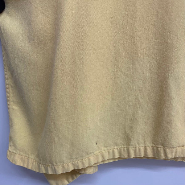 【曜日割引対象外】 ヴィンテージ vintage 50's MARK TWAIN レーヨンギャバ オープンカラーシャツ 長袖シャツ イエロー XLサイズ 201MT-4723 VB