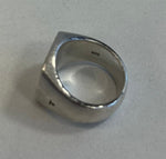 トムウッド TOMWOOD Cushion Satin クッションリング スクエア シルバー 10号 メンズジュエリー・アクセサリー 指輪・リング シルバー 101G-234