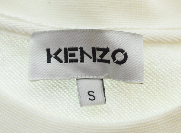 ケンゾー KENZO タイガーロゴ刺繍スウェット トラ刺繍 FC55SW120CMB スウェット ホワイト Sサイズ 103MT-3458